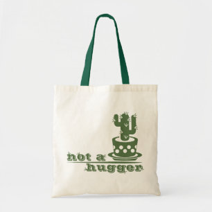 Cacti Not a hugger cactus funny saying Tote Bag