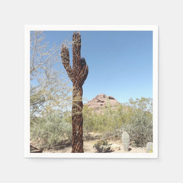 Cacti Paper Napkin (Front)