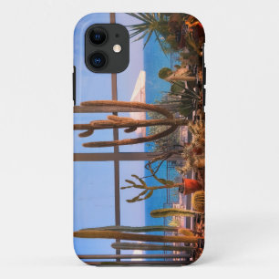 Cacti plants and sea Case-Mate iPhone case