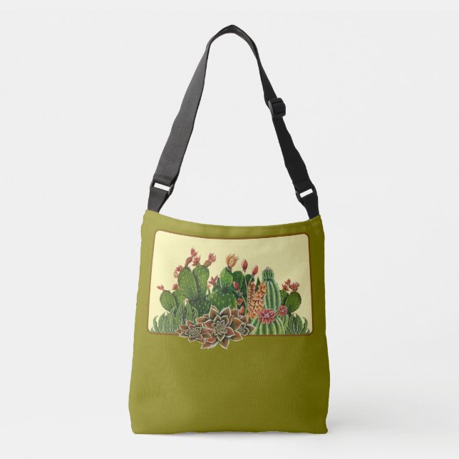 Cacti Speciality  Crossbody Bag (Front)