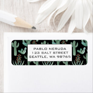 Cacti & Succulents Desert CUSTOM Mailing Address  