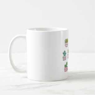 Cacti Succulents Plants Doodles Sticker Pack Coffee Mug