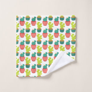 Cacti Succulents Plants Mexican Cinco de Mayo Wash Cloth
