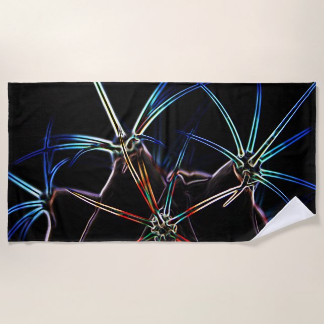 Cactus 1 btcna beach towel (Front)