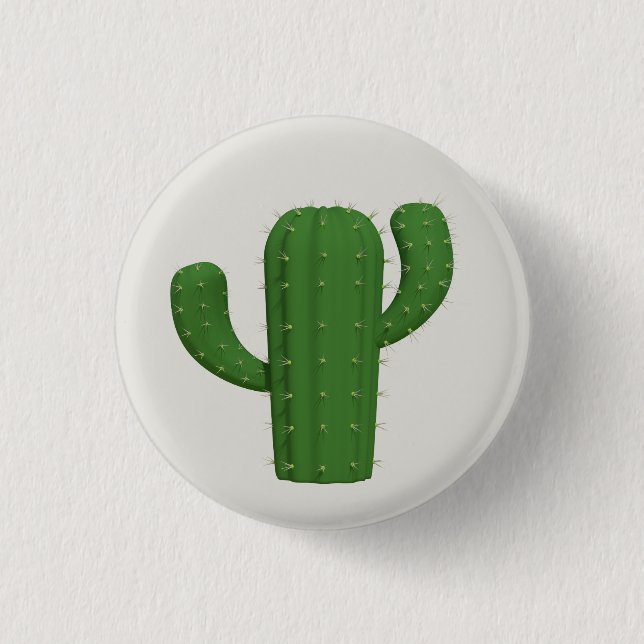 Cactus 3 Cm Round Badge (Front)