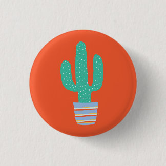 Cactus 3 Cm Round Badge