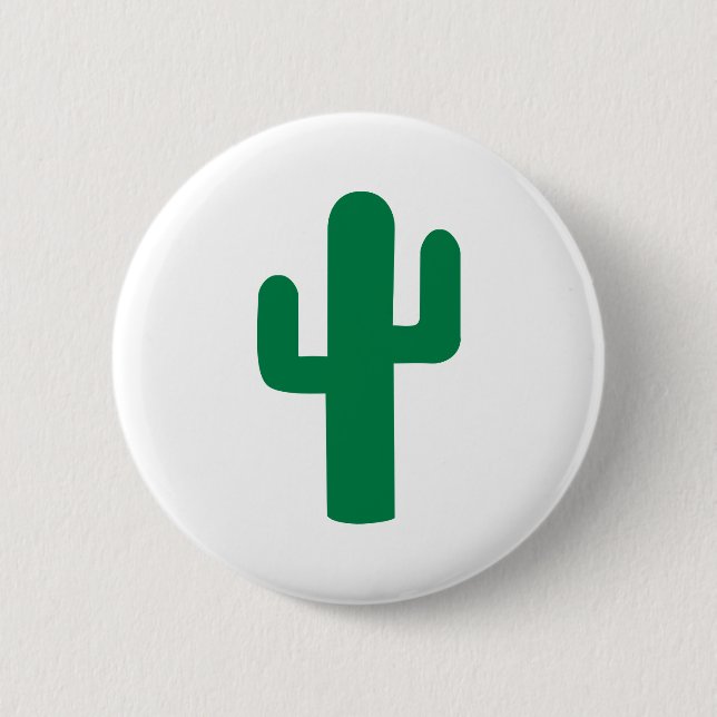 Cactus 6 Cm Round Badge (Front)