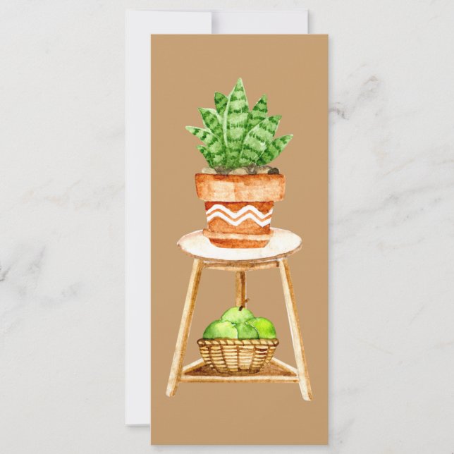 Cactus and Fruit Book Mark (Front)