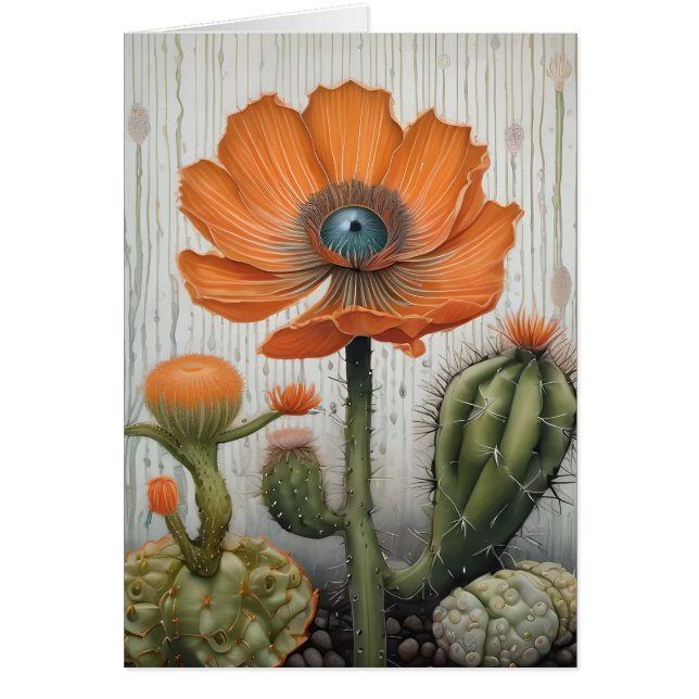 Cactus and Poppy With an Eyeball All Occasions (Front)