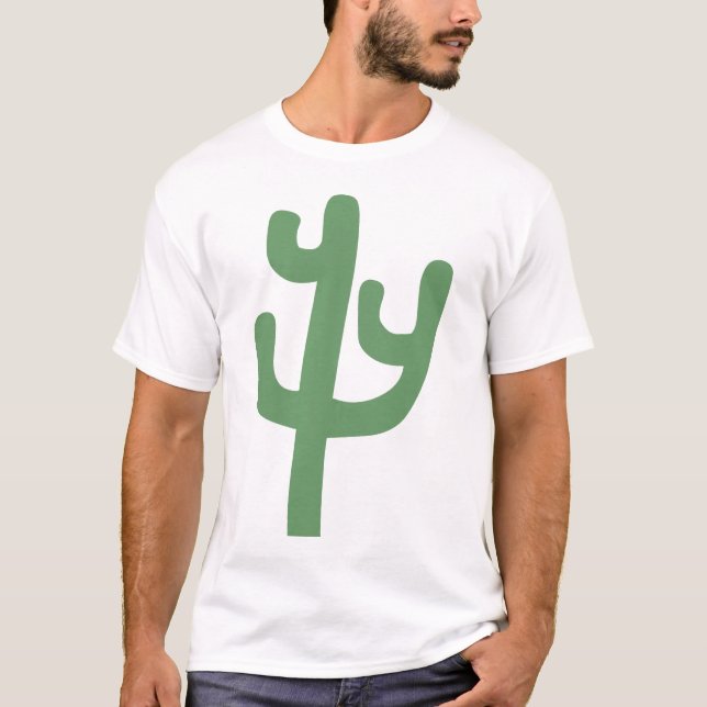 Cactus - Army Green T-Shirt (Front)