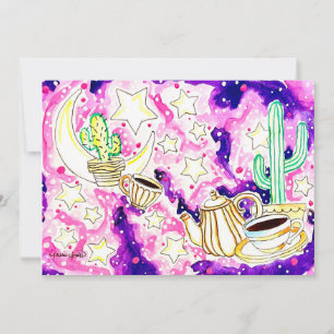 Cactus Art Invitation
