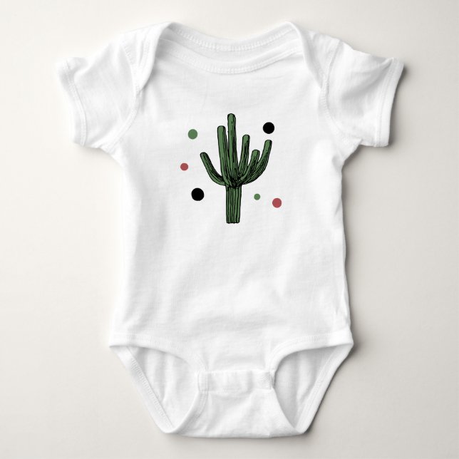 Cactus Baby Bodysuit (Front)