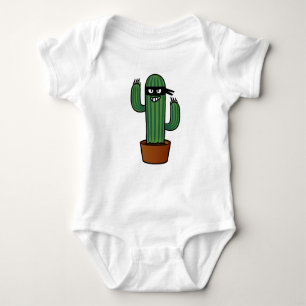 Cactus bandido ninja masked sneaky bandit baby bodysuit