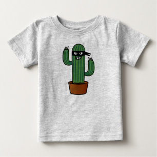 Cactus bandido ninja masked sneaky bandit baby T-Shirt