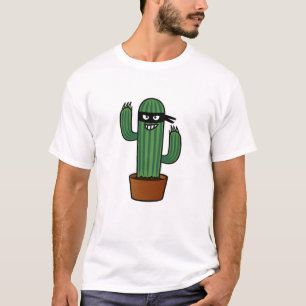 Cactus bandido ninja masked sneaky bandit T-Shirt
