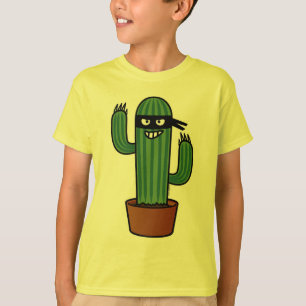 Cactus bandido ninja masked sneaky bandit T-Shirt