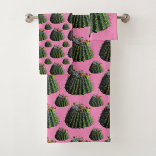 Cactus Bath Towels