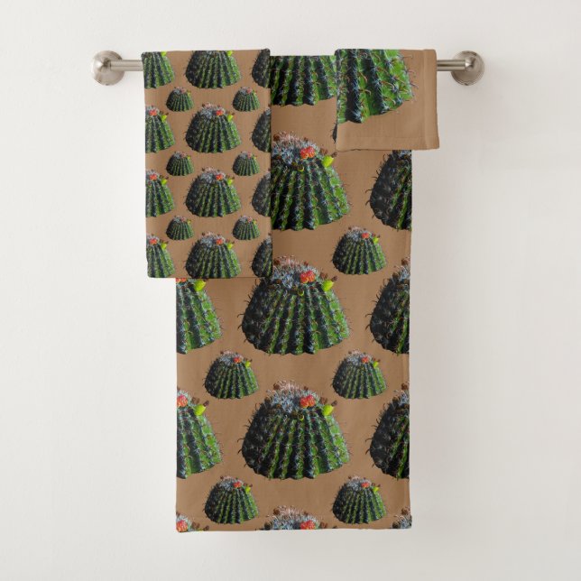 Cactus Bath Towels (Insitu)