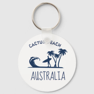 Cactus Beach Surfing Australia Key Ring