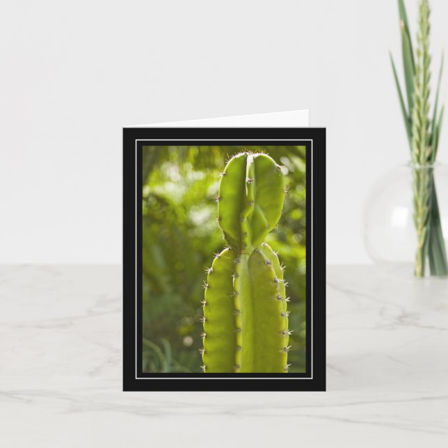 Cactus Blank Note Card (Front)