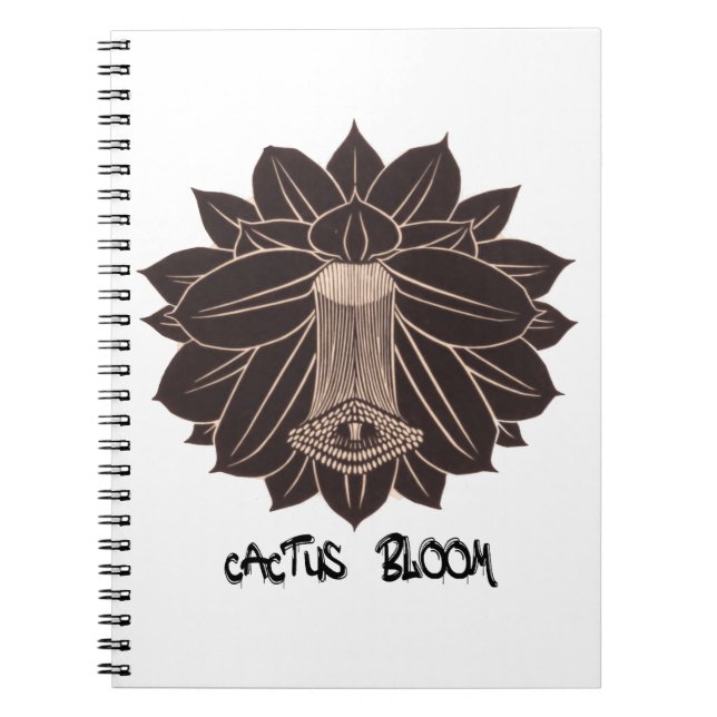 Cactus Bloom Notebook (Front)
