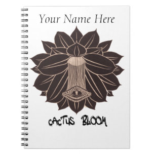Cactus Bloom (PERSONALIZE) Notebook