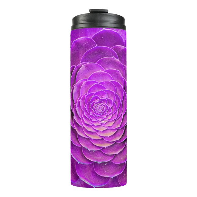 Cactus Blossom: Romantic Wedding Design Thermal Tumbler (Front)