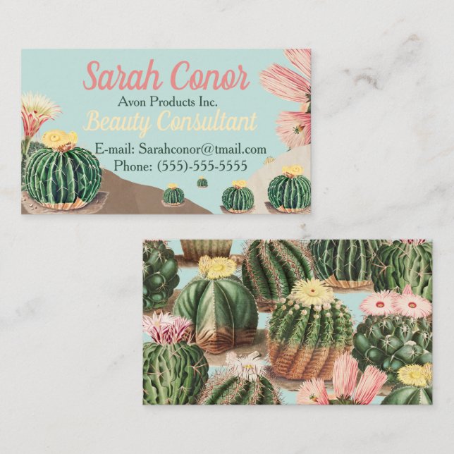 Cactus Business Card (Front/Back)