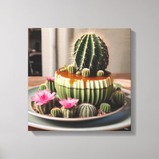 Cactus canvas print