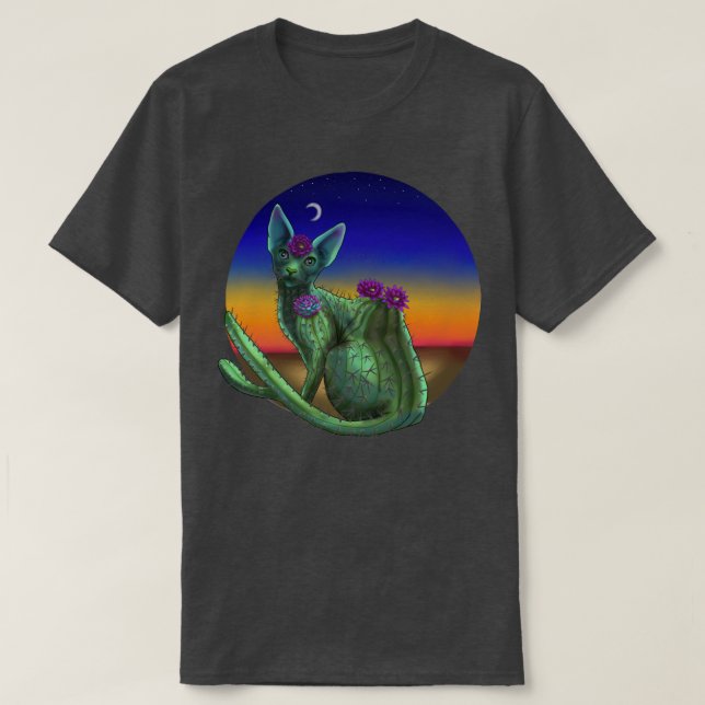 Cactus Cat T-Shirt (Design Front)