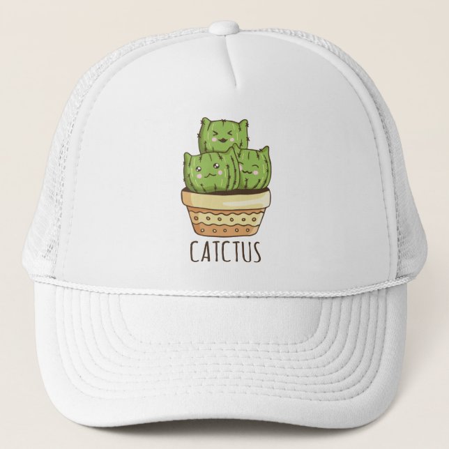 Cactus Cats Trucker Hat (Front)