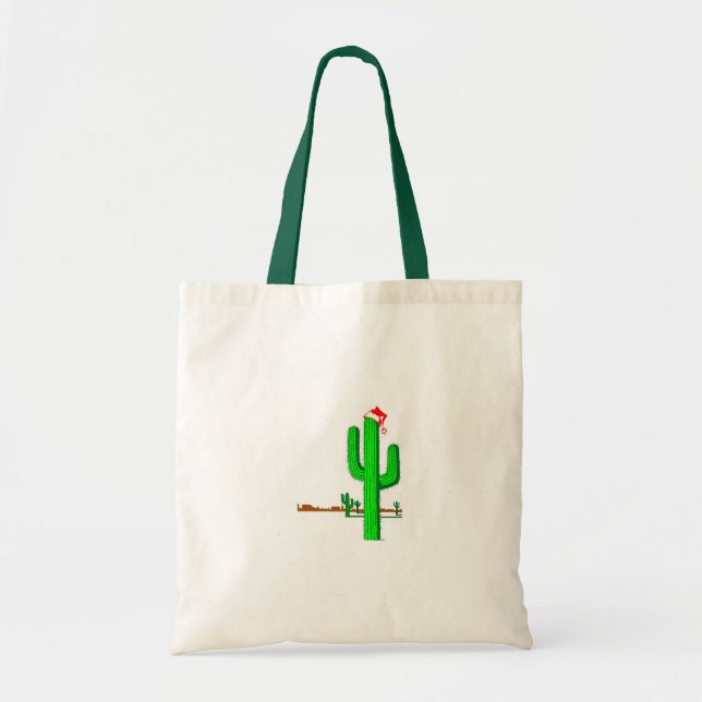 Cactus Christmas Tree - Budget Tote (Front)