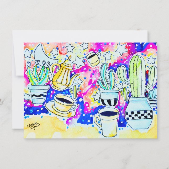 Cactus Coffee Card (Front)