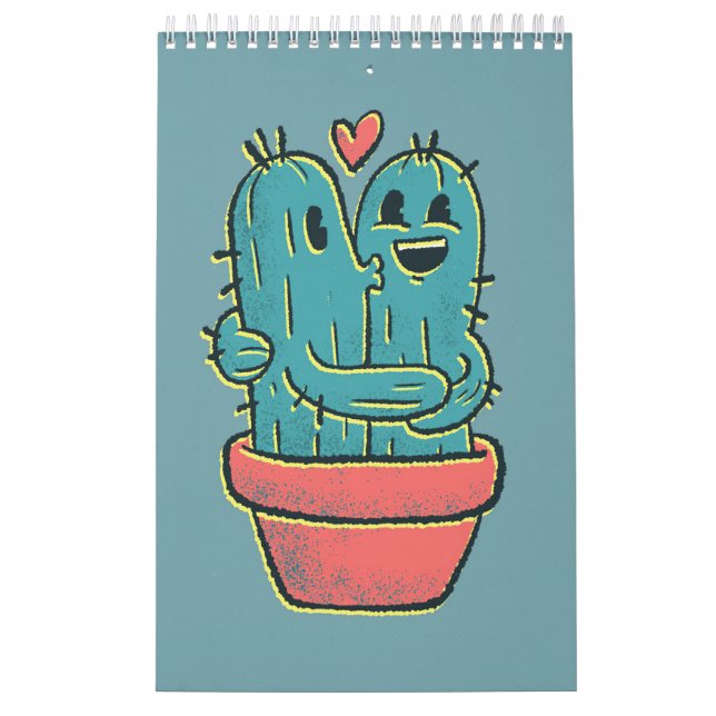 Cactus Couple Calendar (Cover)