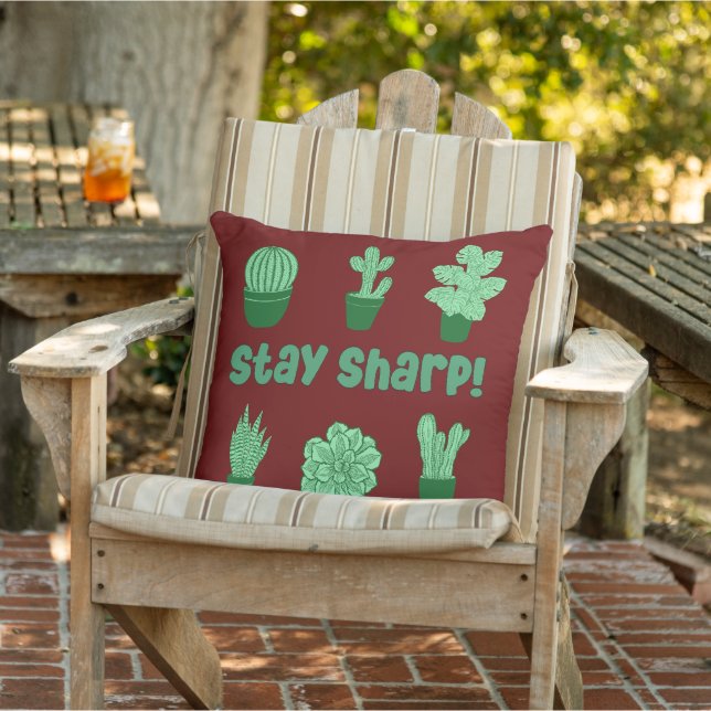 Cactus desert cacti Plant modern Pattern Cushion (Chair)