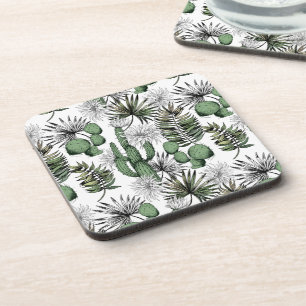 Cactus Desert Pattern Coaster