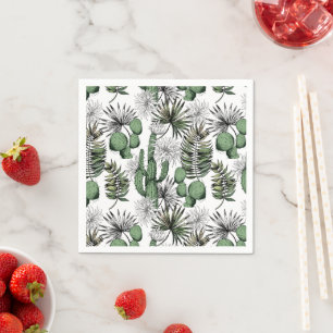 Cactus Desert Pattern Napkin