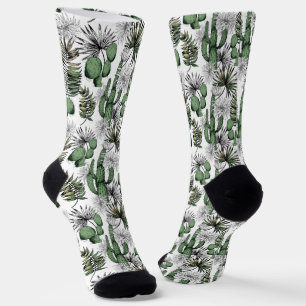 Cactus Desert Pattern Socks