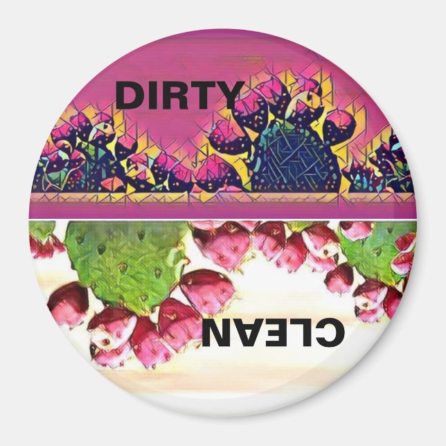 CACTUS DISHWASHER  MAGNET (Front)