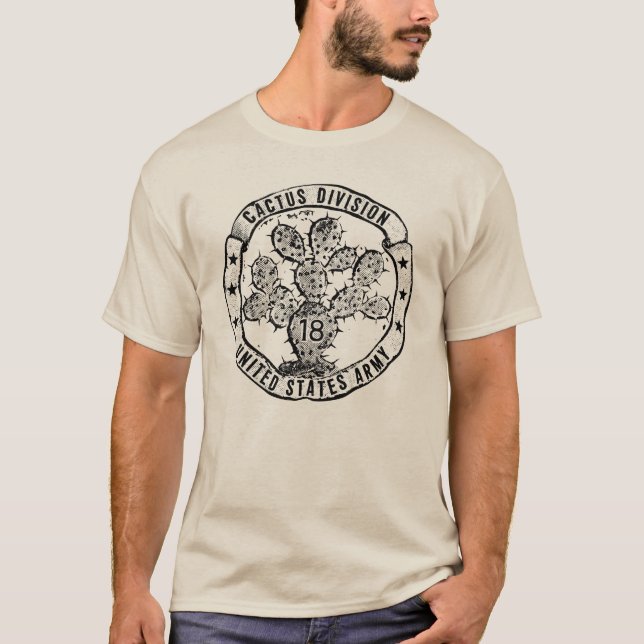 Cactus Division Vintage Emblem T-Shirt (Front)