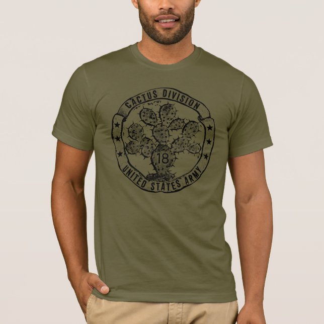 Cactus Division Vintage Emblem T-Shirt (Front)
