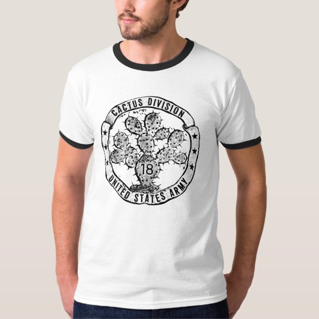 Cactus Division Vintage Emblem T-Shirt (Front)