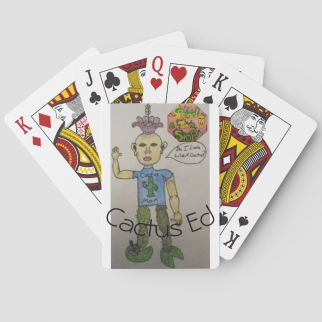 Cactus Ed Playing Cards (Back)