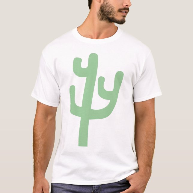 Cactus - Faded Green T-Shirt (Front)