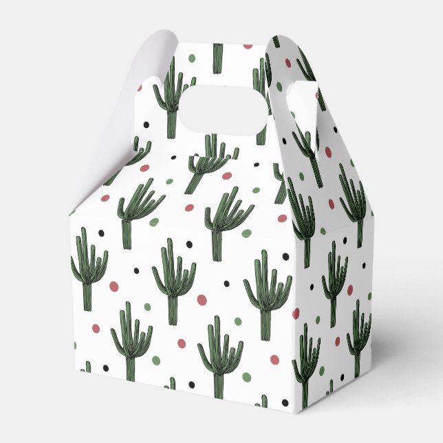 Cactus Favour Box (Front Side)