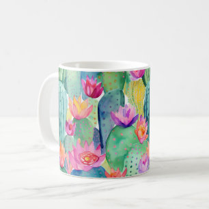 Cactus Flower Art Desert Colourful Southwest Fun Coffee Mug