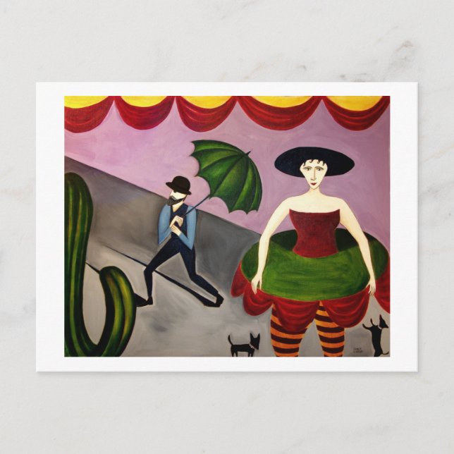 Cactus Flower Postcard (Front)