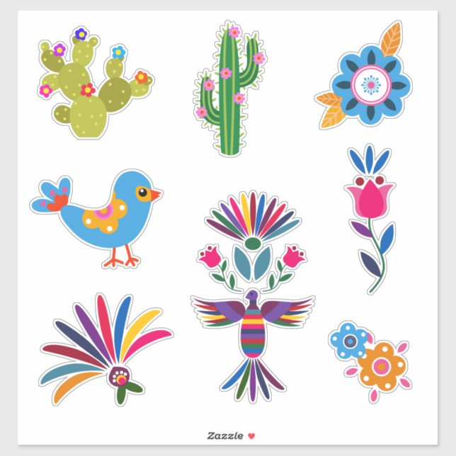 Cactus Flowers Bird (Sheet)