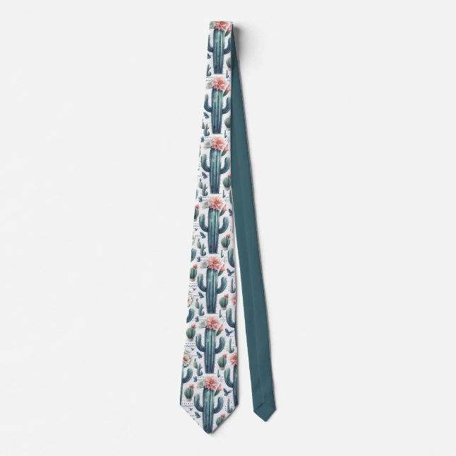 Cactus Flowers Tie (Front)
