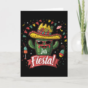 Cactus - Funny Cinco De Mayo Men Women Mexico Mexi Card